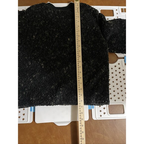 prAna Women's Polar Escape Sweater Sweatshirt Black Size S Pullover Fleece Cozy - Picture 5 of 5